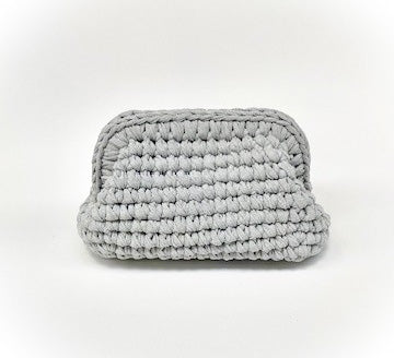 Anita - The Silver Lurex Clutch