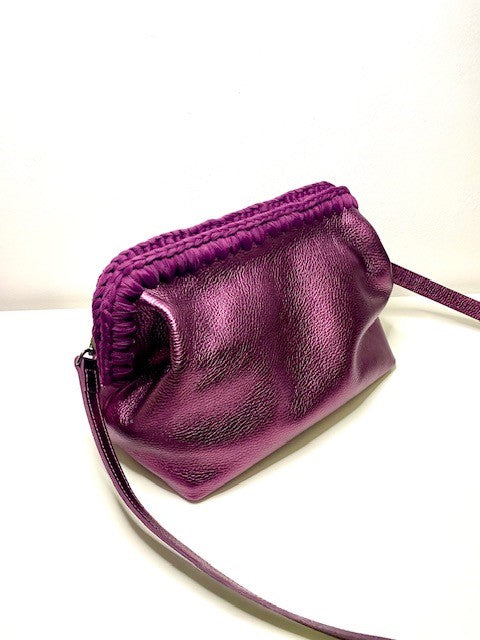 Amanda Clutch - Vera Pelle Wine