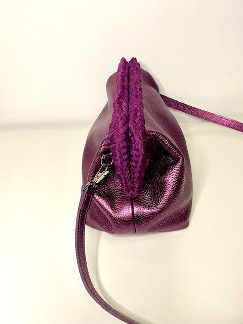 Amanda Clutch - Vera Pelle Wine